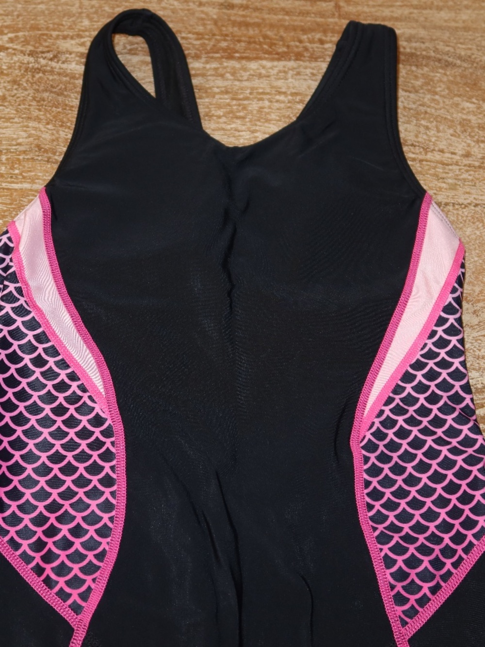 Girls One Piece Swimsuit Shorts Style Size 12